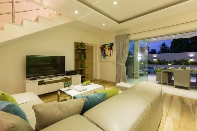 Deluxe Villa, 3 Yatak Odası, Havuz Manzaralı, Plaj Kenarı