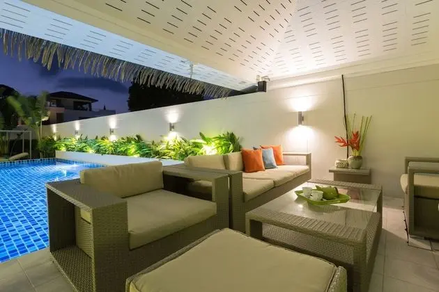 Deluxe Villa, 3 Yatak Odası, Havuz Manzaralı, Plaj Kenarı