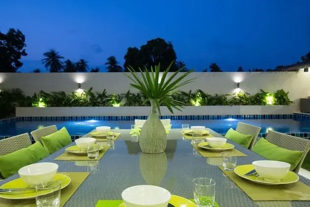 Deluxe Villa, 3 Yatak Odası, Havuz Manzaralı, Plaj Kenarı