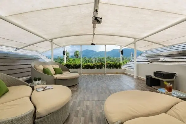 Deluxe Villa, 4 Yatak Odası, Havuz Manzaralı, Plaj Kenarı