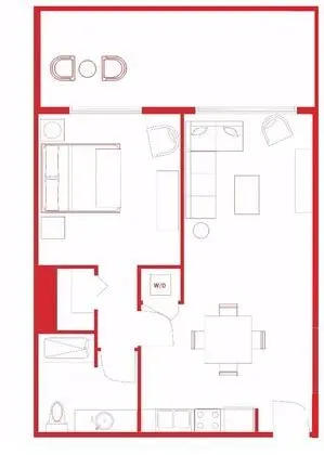 Design Apart Daire, 1 Yatak Odası, Kanal Manzaralı