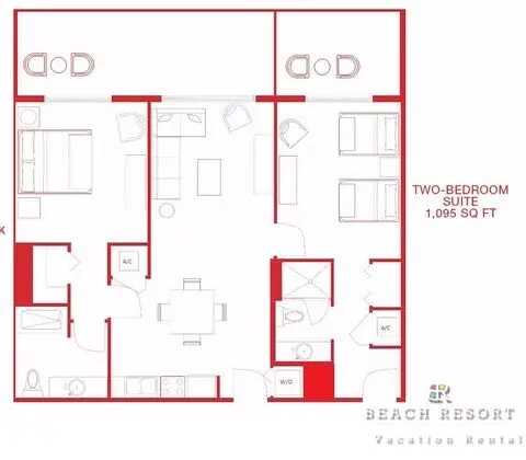 Design Apart Daire, 2 Yatak Odası