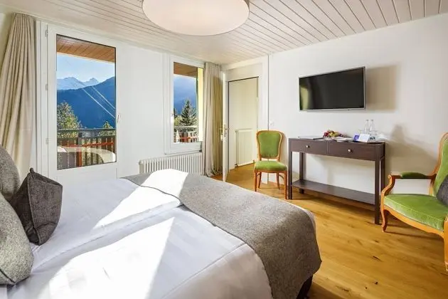 Family Oda, Balkon, Dağ Manzaralı (Jungfrau)