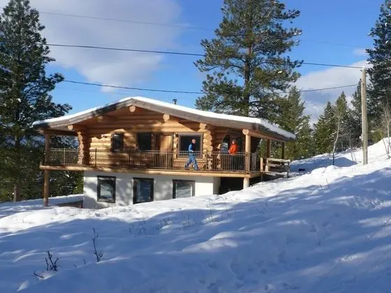 Dağ Evi, Birden Çok Yatak (Beautiful Log Chalet Near Fernie, B.c)