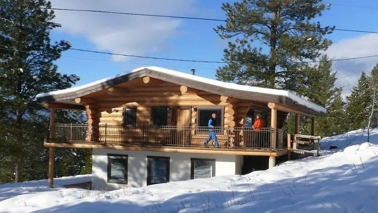 Dağ Evi, Birden Çok Yatak (Beautiful Log Chalet Near Fernie, B.c)