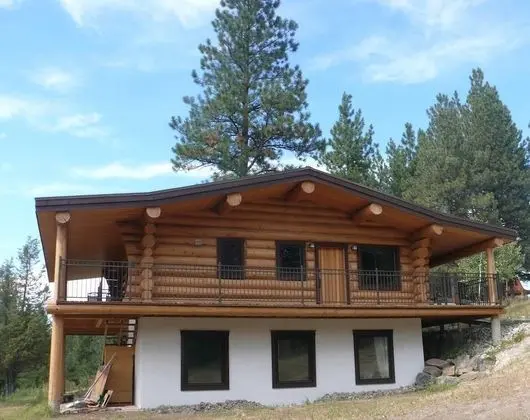 Dağ Evi, Birden Çok Yatak (Beautiful Log Chalet Near Fernie, B.c)