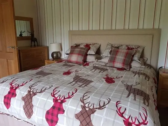 King Room, Garden View (The Tartan Room)