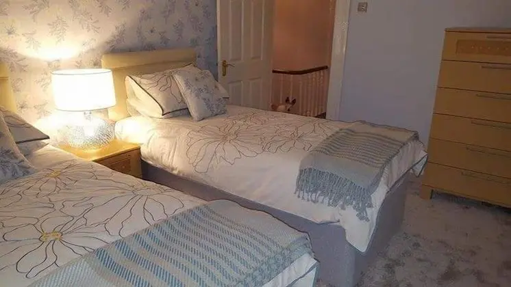Twin Room, Garden View (The Blue Room)