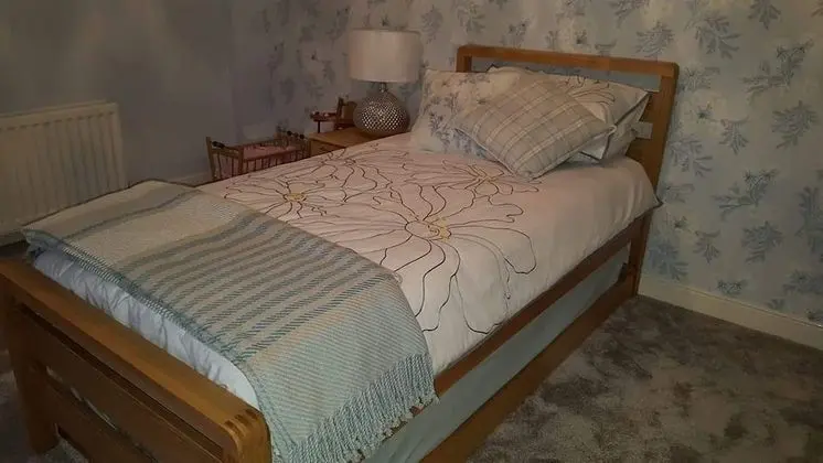 Twin Room, Garden View (The Blue Room)