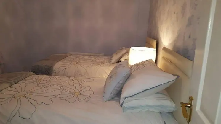 Twin Room, Garden View (The Blue Room)