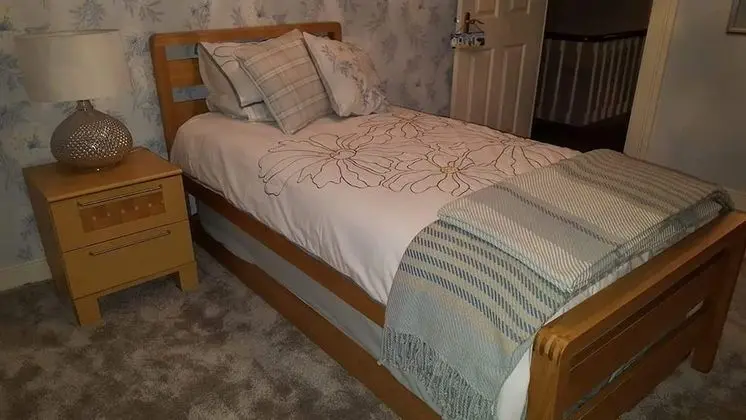 Twin Room, Garden View (The Blue Room)