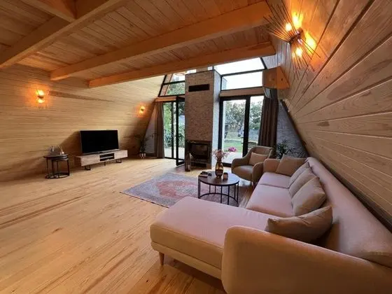 Şömineli Bungalow, Bahçe Manzaralı