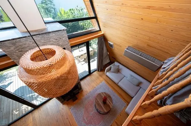 Şömineli Bungalow, Bahçe Manzaralı