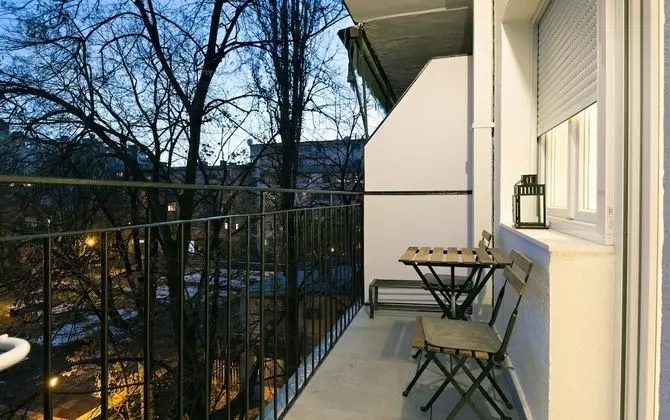 Deluxe Apart Daire, 1 Yatak Odası, Balkon, Park Manzaralı