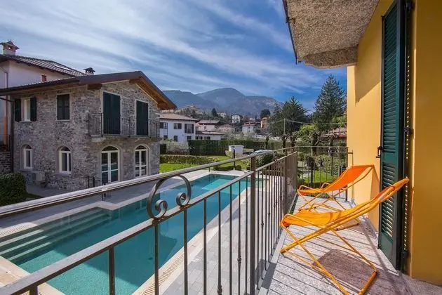 Family Sıra Ev, Birden Çok Yatak (Bellagio Balcone)