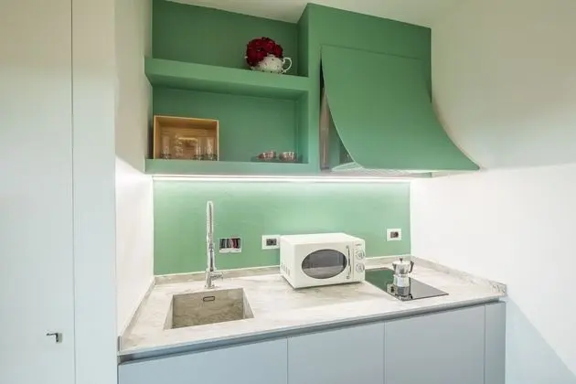Design Üç Kişilik Oda, 1 Çift Kişilik Yatak ve Çekyat, Mutfak, Şehir Manzaralı