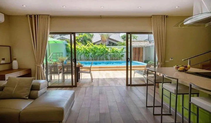 Premium Villa, 3 Yatak Odası, Havuz Manzaralı, Plaj Kenarı