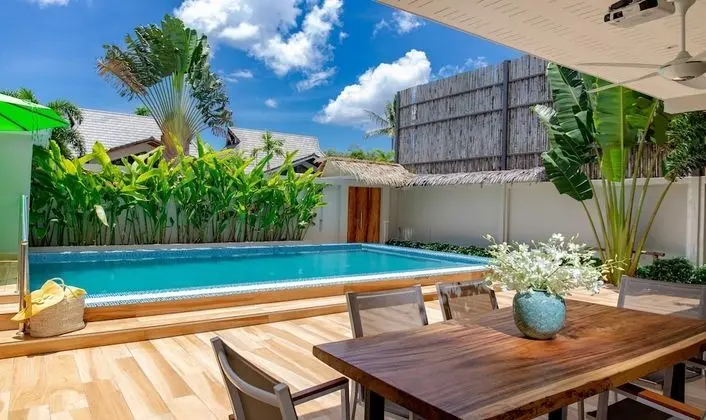Premium Villa, 3 Yatak Odası, Havuz Manzaralı, Plaj Kenarı