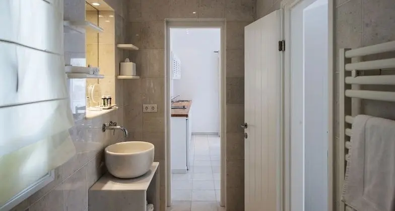 Apart Daire, 1 Yatak Odası, Havuz Manzaralı (Milos)