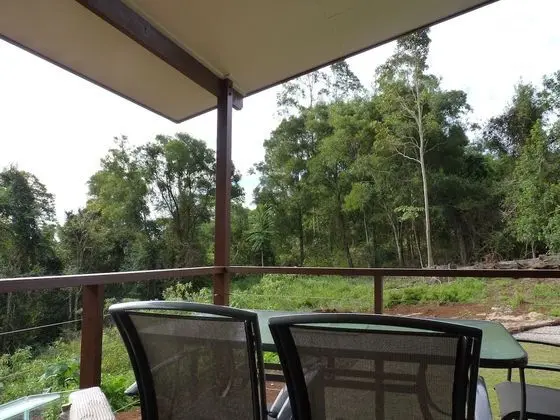 Romantic Kulübe, 2 Yatak Odası, Şömine, Dağ Manzaralı (Bower Bird Cabin)
