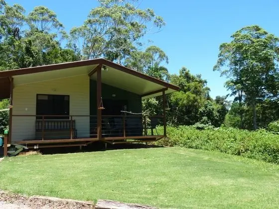 Romantic Kulübe, 2 Yatak Odası, Şömine, Dağ Manzaralı (Bower Bird Cabin)