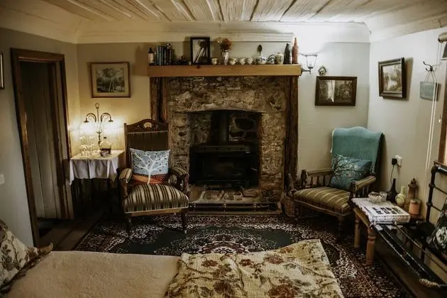Romantic Kır Evi, 1 Büyük (Queen) Boy Yatak, Bahçe Manzaralı