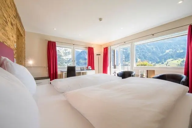 Classic Tek Büyük veya İki Ayrı Yataklı Oda, Balkon, Dağ Manzaralı (Eiger)