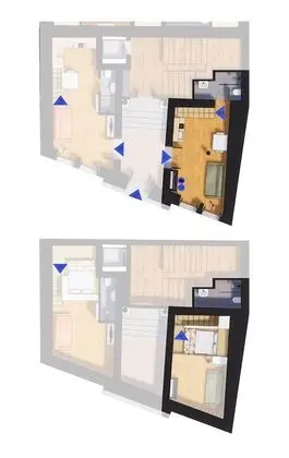 Deluxe Çatı Katı (Loft), 1 Çift Kişilik Yatak