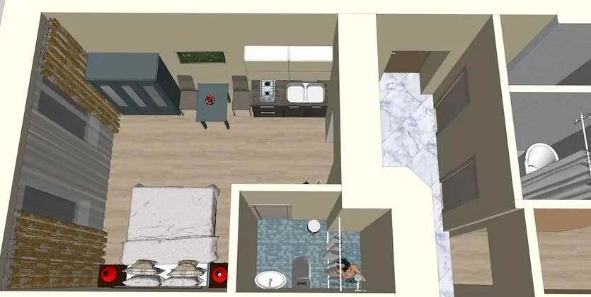 Family Stüdyo, 1 En Büyük (King) Boy Yatak, Sigara İçilmez