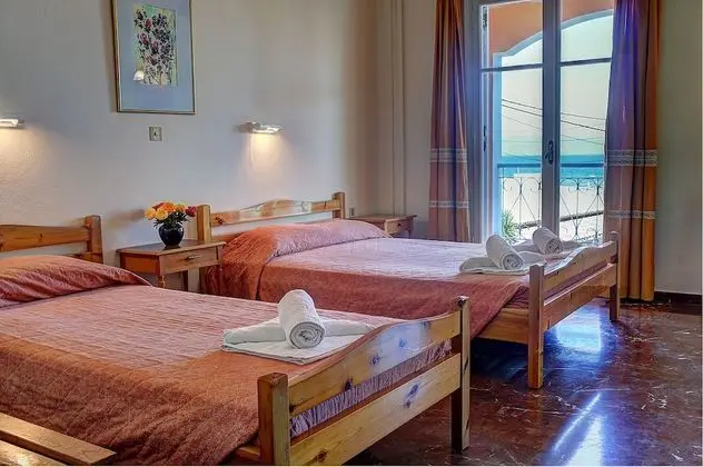 Family Stüdyo, 1 Yatak Odası, Balkon, Kısmi Deniz Manzaralı