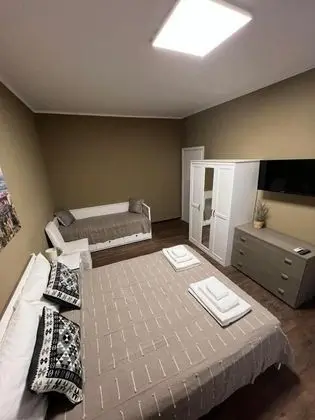 Oda, 1 Çift Kişilik Yatak ve Çekyat, Banyolu/Duşlu