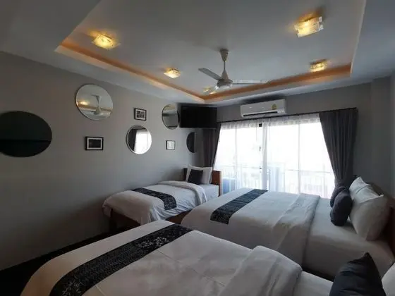 Deluxe Dört Kişilik Oda, Şehir Manzaralı