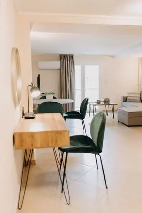 Deluxe Apart Daire, 1 Büyük (Queen) Boy Yatak ve Çekyat, Mutfak, Avlu Manzaralı