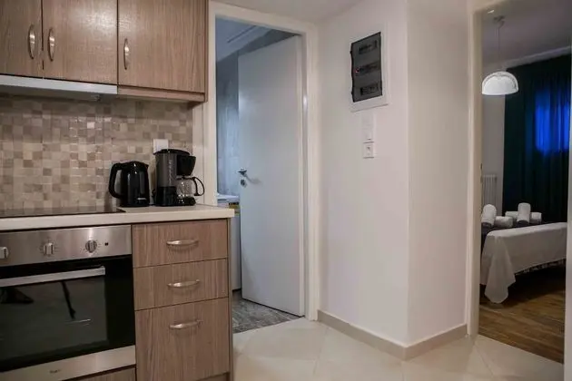 City Apart Daire, 1 Büyük (Queen) Boy Yatak ve Çekyat, Mutfak, Şehir Manzaralı