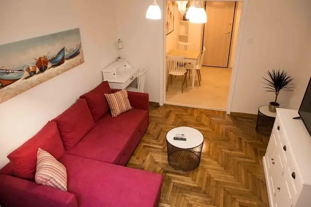 City Apart Daire, 1 Büyük (Queen) Boy Yatak ve Çekyat, Mutfak, Şehir Manzaralı