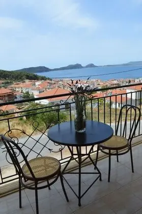 Panoramic Apart Daire, 1 Büyük (Queen) Boy Yatak ve Çekyat, Teras, Deniz Manzaralı