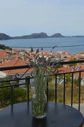 Panoramic Apart Daire, 1 Büyük (Queen) Boy Yatak ve Çekyat, Teras, Deniz Manzaralı
