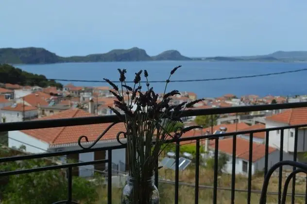 Panoramic Apart Daire, 1 Büyük (Queen) Boy Yatak ve Çekyat, Teras, Deniz Manzaralı