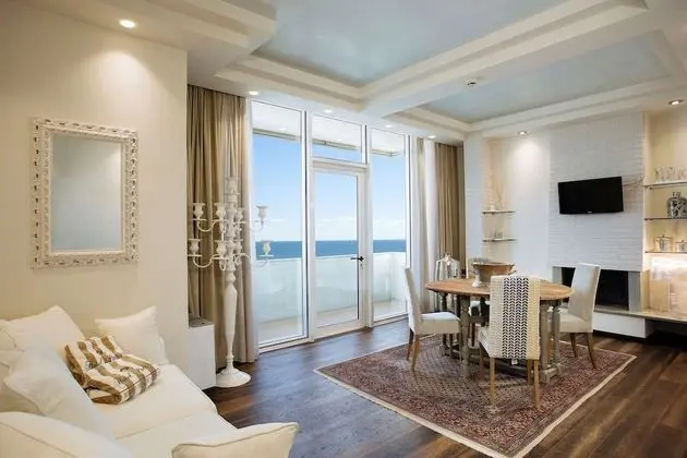 Standard Apart Daire, Birden Çok Yatak, Sıcak Su Küveti, Deniz Manzaralı (Penthouse;with Sofabed)
