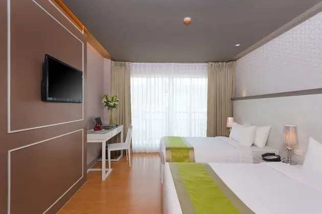Superior Oda, 2 Tek Kişilik Yatak, Balkon, Şehir Manzaralı