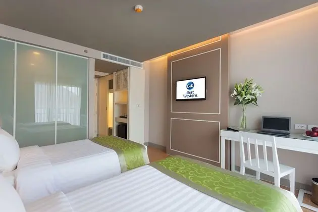 Superior Oda, 2 Tek Kişilik Yatak, Balkon, Şehir Manzaralı
