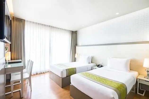 Superior Oda, 2 Tek Kişilik Yatak, Balkon, Şehir Manzaralı