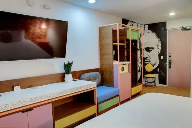Deluxe Tek Büyük Yataklı Oda, 2 Çift Kişilik Yatak