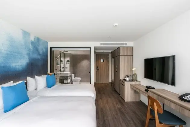 Deluxe Oda, 2 Tek Kişilik Yatak, Sigara İçilmez, Havuz Manzaralı (Shower Only)