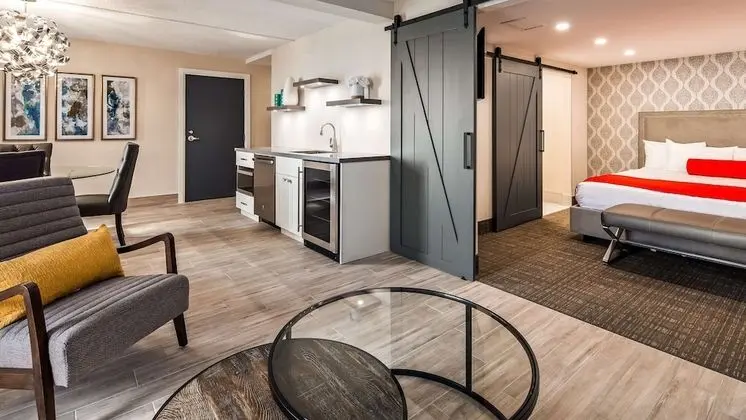 Süit, 1 En Büyük (King) Boy Yatak, Buzdolabı ve Mikrodalga (Living Room;Walk-in Shower)