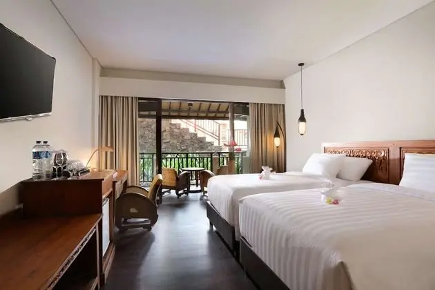 Deluxe Oda, 2 Tek Kişilik Yatak, Sigara İçilmez, Havuz Manzaralı