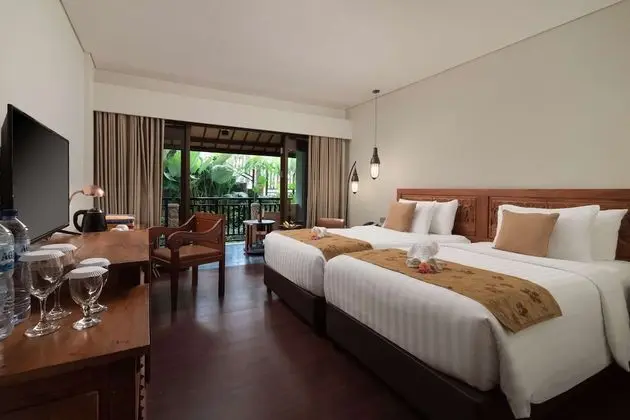Deluxe Oda, 2 Tek Kişilik Yatak, Sigara İçilmez, Havuz Manzaralı