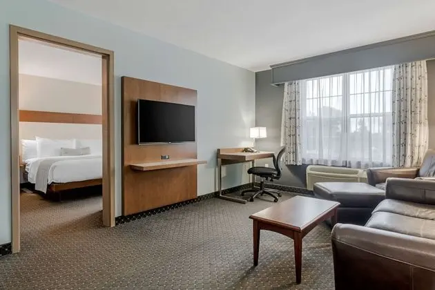 Süit, 2 Büyük (Queen) Boy Yatak, Sigara İçilmez, Buzdolabı ve Mikrodalga (Larger Room;with Sofabed)