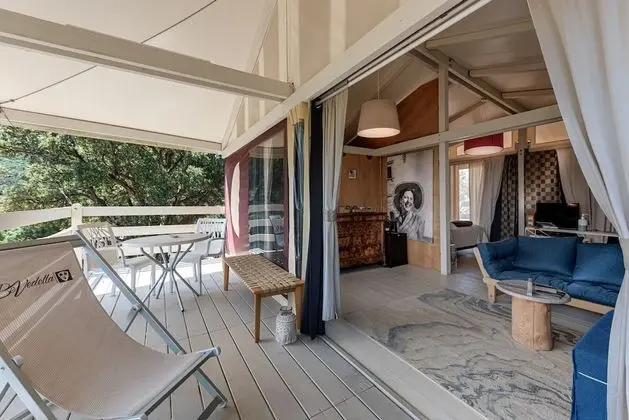 Deluxe Çadır, Teras, Tepe Manzaralı