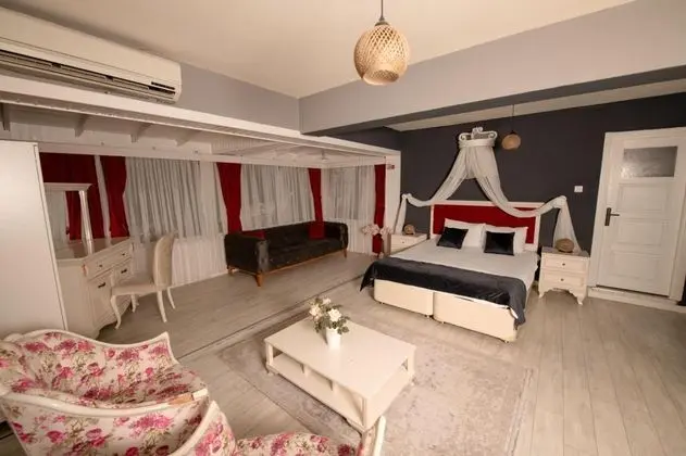 Şömineli Deluxe Oda, Bahçe Manzaralı, Şömineli